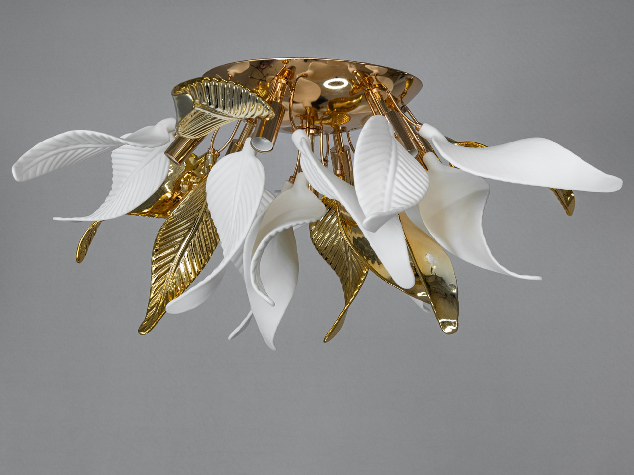 Люстра з порцеляновими елементами Diasha 7хE14 7208-7C GD