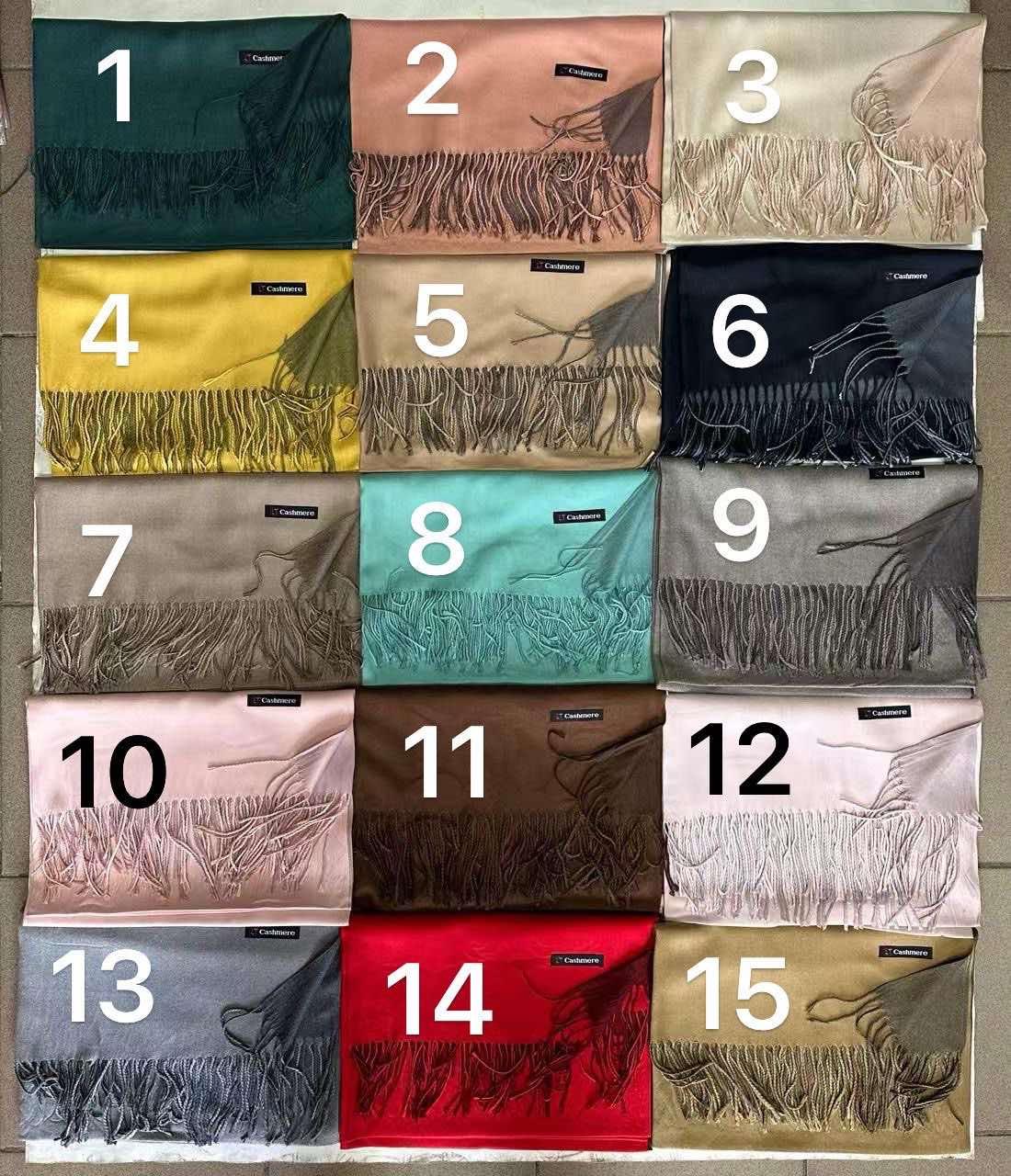 Палантин кашемір жіночий шарф двосторонній, фото 1