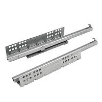 Меблева направляюча L=350mm прихованого монтажу відкривання натисканням (Push to open) Quadro Hettich часткового висування