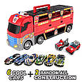 Трейлер - трек "Fire/Пожежна машина" з машинками арт. T 908 A, фото 2