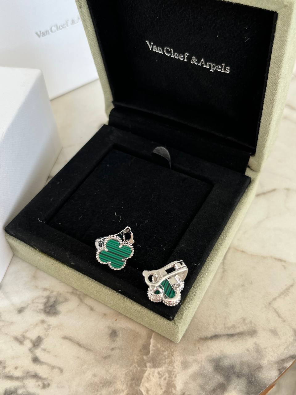 Комплект Ван Кліф срібло 925 — стильний преміум набір для подарунка, фото 1
