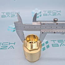 Клапан зворотний (посилений) 1"M×1"F (латунь) euro AQUATICA (779655), фото 4