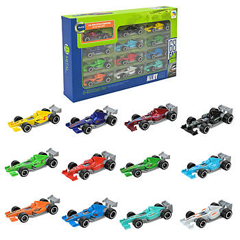 Ігровий набір машинок (12 штук, масштаб 1:64, в коробці) G5688