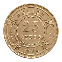 Беліз 25 центів, 1994