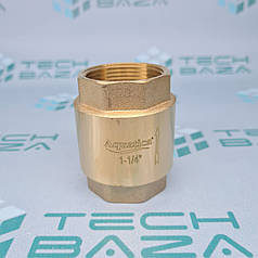 Клапан зворотний F1 1/4"×F1 1/4" (латунь) euro 410г AQUATICA (779656)
