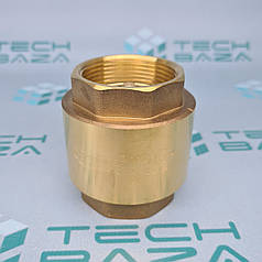 Клапан зворотний F1 1/2"×F1 1/2" (латунь) euro 640г AQUATICA (779658)