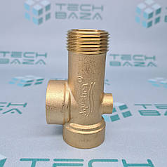 З'єднувач п'яти вивідний 90мм 1”М×1”F×1”F×1/4”M×1/4”F AQUATICA (779597)