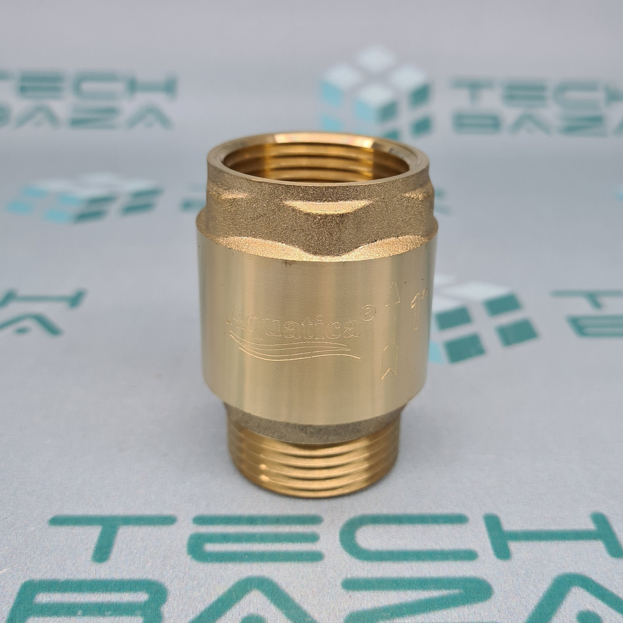 Клапан зворотний 1"M×1"F (латунь) AQUATICA (779645)