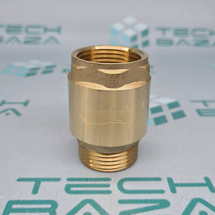 Клапан зворотний 1"M×1"F (латунь) AQUATICA (779645), фото 1