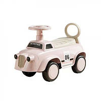 Дитяча машинка-толокар Bambi M 6023-8, музика, світло, рожевий