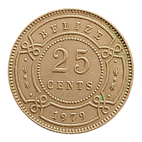 Беліз 25 центів, 1979