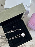 Комплект Ван Кліф срібло 925 — стильний преміум набір для подарунка, фото 3