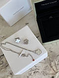 Комплект Ван Кліф срібло 925 — стильний преміум набір для подарунка, фото 9