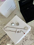 Комплект Ван Кліф срібло 925 — стильний преміум набір для подарунка, фото 8