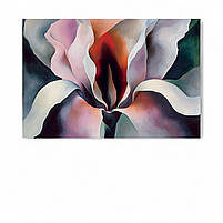 Картина «Абстрактна еротична квітка» Сучасний живопис Друк на полотні Настінний декор для спальні 60х40см, фото 2