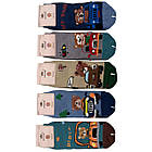 Дитячі зимові шкарпетки Корона з малюнками ведмедиків у машинках 10 пар — теплі та м’які, фото 3