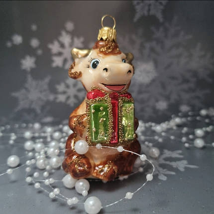 Корова з подарунком Irena, фото 1