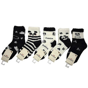 Дитячі зимові шкарпетки Kataya з вовни норки – м’які, теплі та комфортні (10 пар)