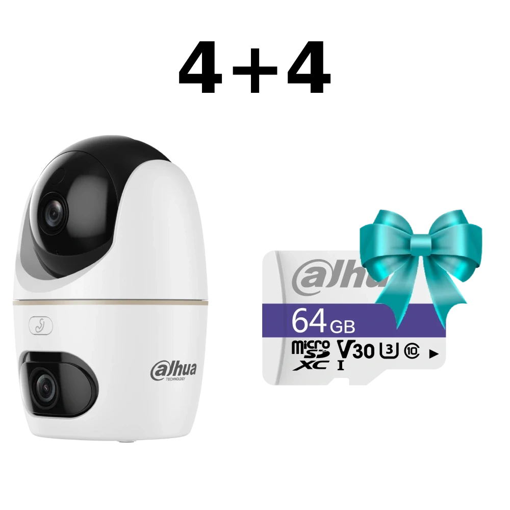 DH-H5D-5F 5МП Wi-Fi панорамна Комплект Dahua 4+4, фото 1