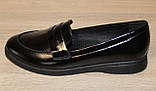 Туфлі чорні шкіряні великого розміру від виробника модель ТН25-2115Б, фото 3