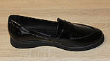 Туфлі чорні шкіряні великого розміру від виробника модель ТН25-2115Б, фото 5