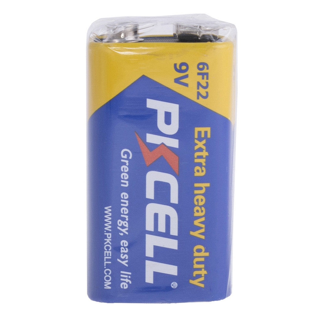 Батарейка "Крона" сольова 9V 1шт. PKCELL 6F22