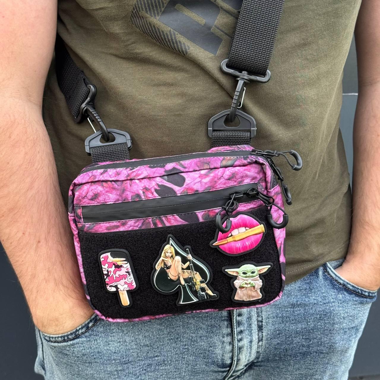 Жіноча тактична сумка через плече Oxford 600D — стильна і практична mini