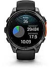 Garmin Fenix 8 47mm AMOLED Slate Gray with Black Silicone Band (010-02904-00/09) Розумний годинник, фото 2