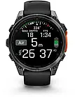 Garmin Fenix 8 47mm AMOLED Slate Gray with Black Silicone Band (010-02904-00/09) Розумний годинник, фото 4