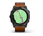 Garmin Epix Pro Gen 2 Sapphire 51mm Carbon G. DLC Tit. with Chestnut L. Band (010-02804-30) Розумний годинник, фото 5