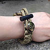 Браслет із паракорду Spartan з кресалом і ножем, фото 3