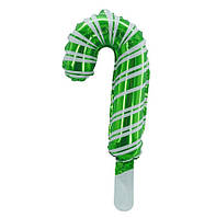 Фольгована міні-куля"Льодяник" зелений 35х22 см (Китай)