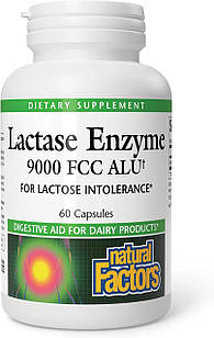 Natural Factors Lactase Enzyme 300 mg 60 капсул