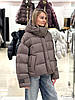Пуховик жіночий Chanevia 25527 BRONZE, фото 6