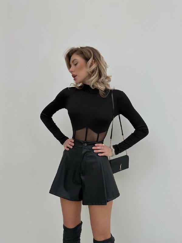 Жіночі шорти; Колір: чорний; Розміри: 42-44,46-48;, фото 1