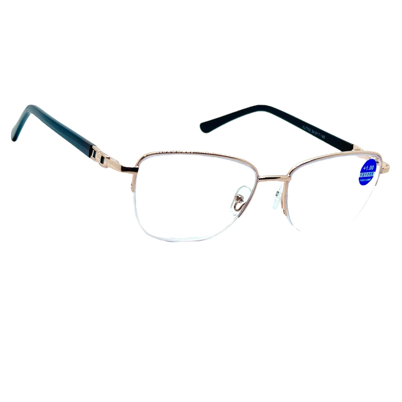 Жіночі металеві окуляри blueblock 7703