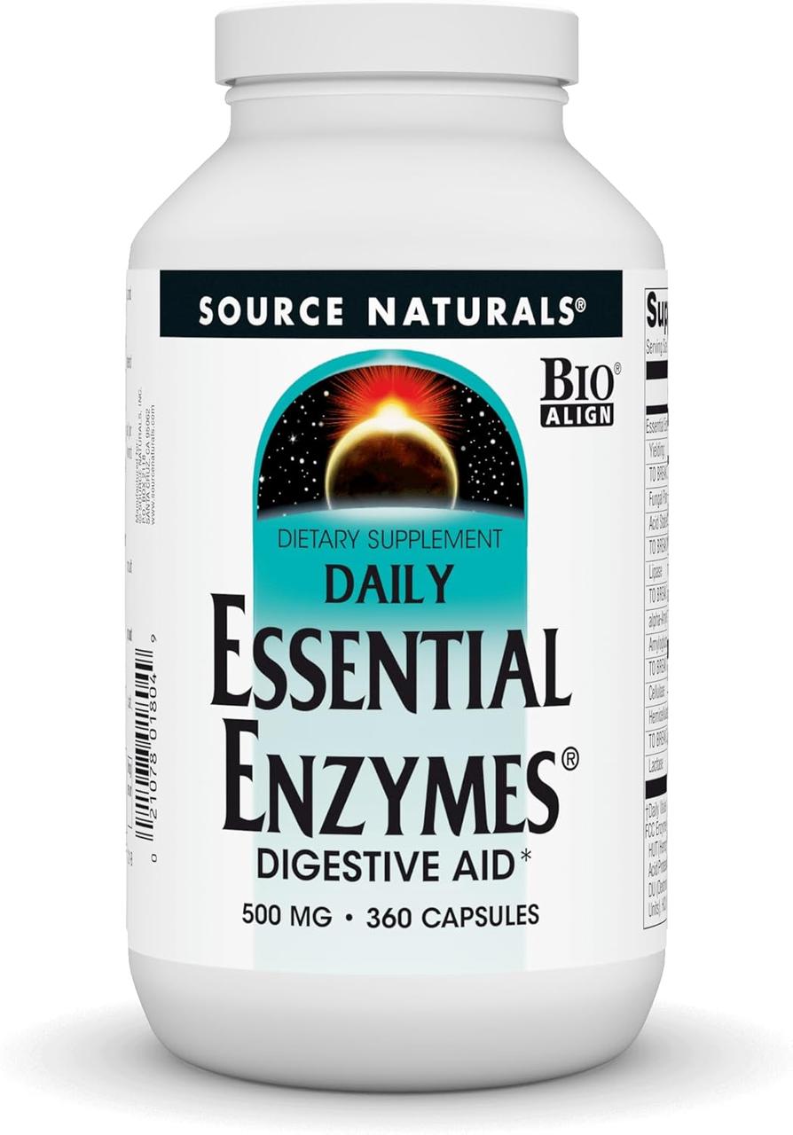 Source Naturals Daily Essential Enzymes 360 капсул, фото 1