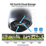 Автономна зовнішня 4G камера відеоспостереження 6Мп FullHD P10 на сонячній панелі та акумуляторі нічне баченням датчик руху, фото 9