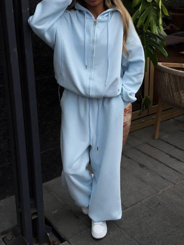 Жіночий прогулянковий костюм; Колір: меланж, блакитний , шоколад ; Розмір: 42-44, 46-48 ;, фото 1