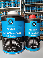 Лак акриловий 2K HS 2:1 ANTI-SCRATCH 1л + затв стандарт 0,5л, Q-REFINISH 70-205