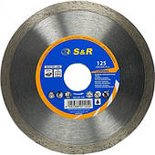 Диск відрізний алмазний S&R Meister керамікою 125 мм