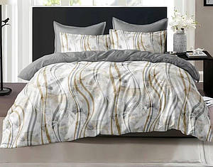 Евро розмір постільна білизна бязь «Хвильова Абстракція»
