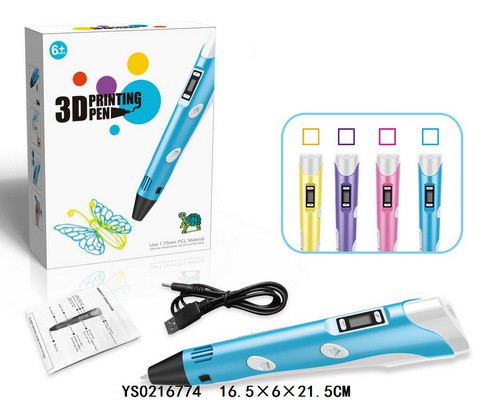 3D ручка 18,5 см в ассортименте 9910, фото 1