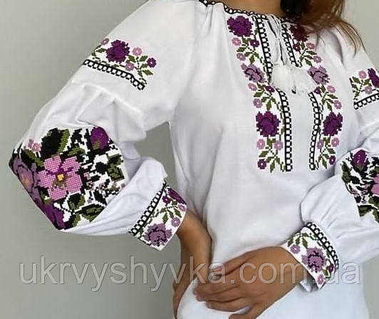 Сучасна блузка з  вишивкою "Весняна мелодія", фото 1