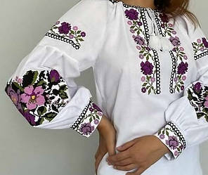 Сучасна блузка з вишивкою "Весняна мелодія"