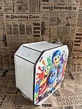 Подарунковий бокс з кришкою малий Думками навиворіт, фото 2
