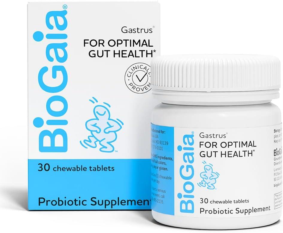 BioGaia Gastrus Gut Health 30 жувальних таблеток, фото 1