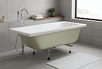 Ванна акрилова з ніжками Ko&Po 4001 120x70x39 см прямокутна ванна