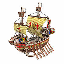 Конструктор 3D дерев'яний Mr.Playwood Корабель Лев Літаючий хвилями 177 деталей 10114