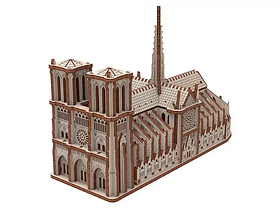 Конструктор 3D дерев'яний Mr.Playwood Собор Паризької Богоматері 148 деталей 10411